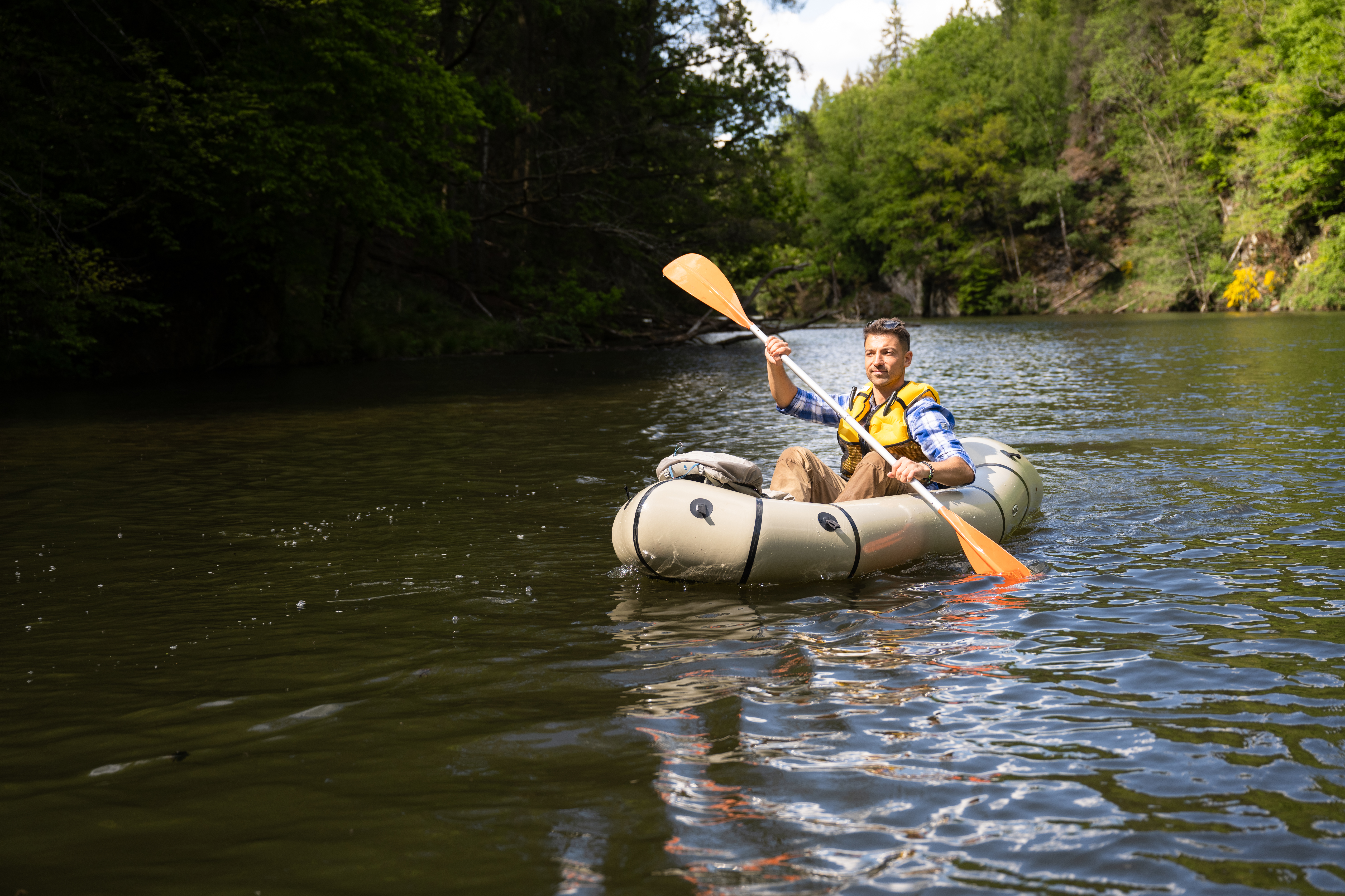Lac de Nisramont - Packraft